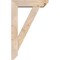 Ekena Millwork Traditional Slat Smooth Bracket w/ Offset Brace, Douglas Fir, 5 1/2"W x 20"D x 32"H BKT0604X20X32TRA06SDF - alternate 4